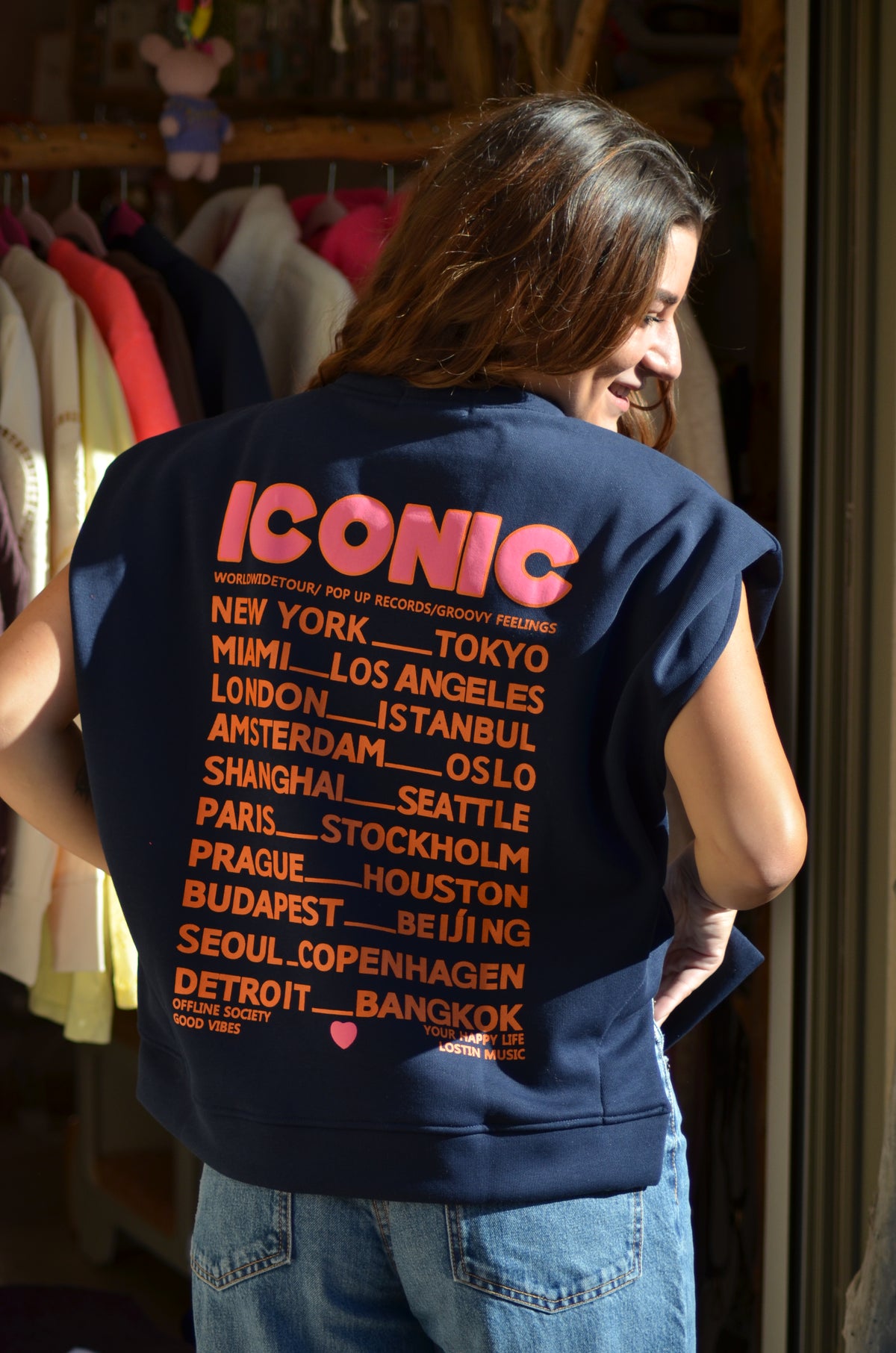 " Iconic " sans manche 2 coloris