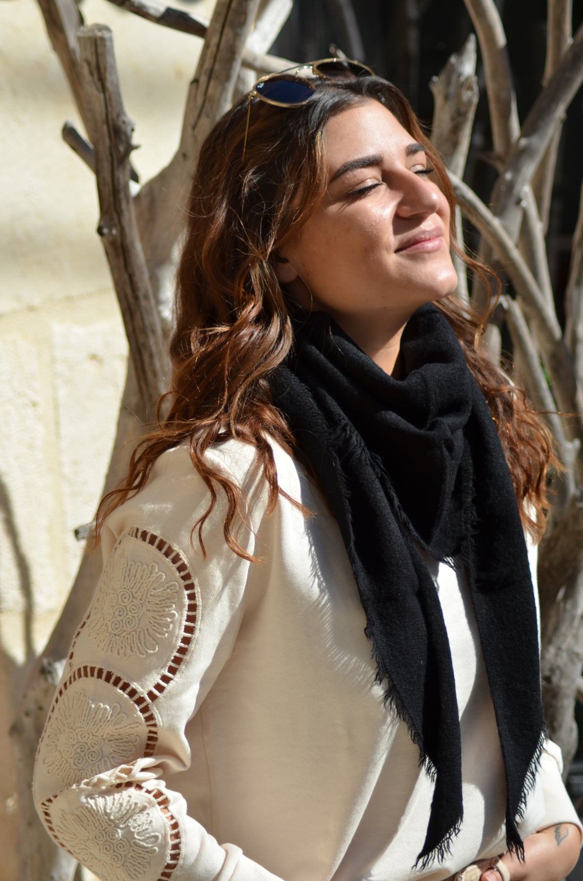 Grand foulard " Madeleine " 3 coloris